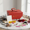 Premium Red Baby Gift Box – Pre-Filled with Baby Accessories | Perfect Newborn Gift Hamper