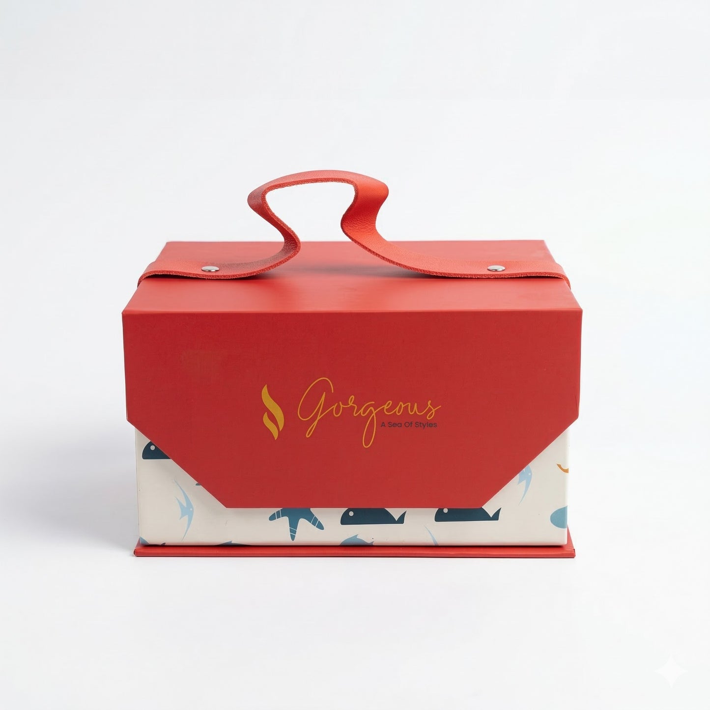 Premium Red Baby Gift Box – Pre-Filled with Baby Accessories | Perfect Newborn Gift Hamper