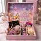 Pre-Filled Baby Gift Box Set – Pink Luxury Newborn Baby Accessories Gift Box for Girls, Ready-to-Gift Baby Shower & New Baby Welcome Gift Set