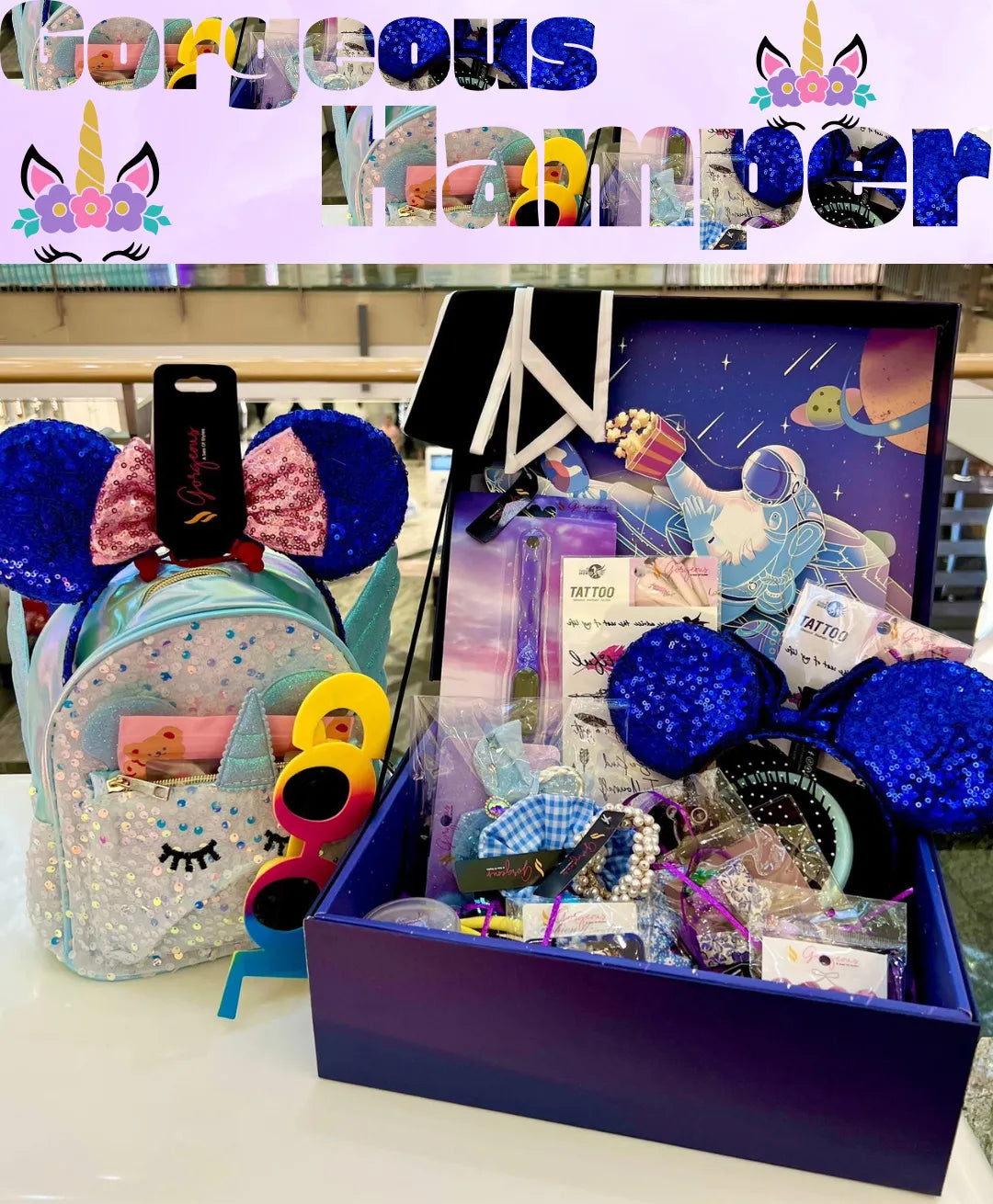 Bright Starry Sky Baby Gift Box – Premium Blue Newborn Gift Hamper with Baby Accessories