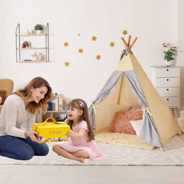 Premium Yellow Baby Gift Box – Pre-Filled Baby Accessories Hamper | Perfect Newborn Gift